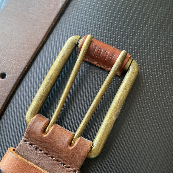 Brown belt FCUK brand . Size 36. 1,5inches Width - Picture 4 of 10